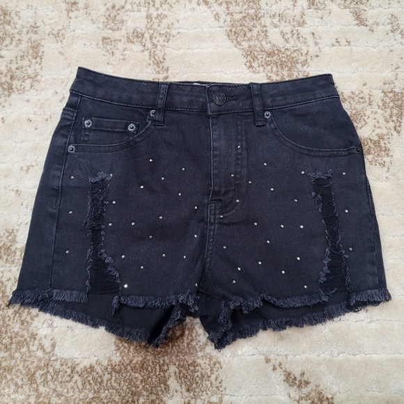 🍒 2/$22 Sparkle Denim Shorts - Picture 1 of 3